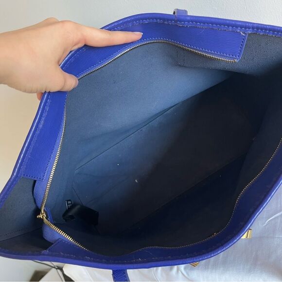 TED BAKER Purple XL Laptop Jjesica Shoulder Bag Icon Tote Bow - Picture 8 of 10